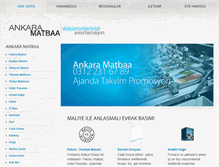 Tablet Screenshot of matbaa-ankara.com
